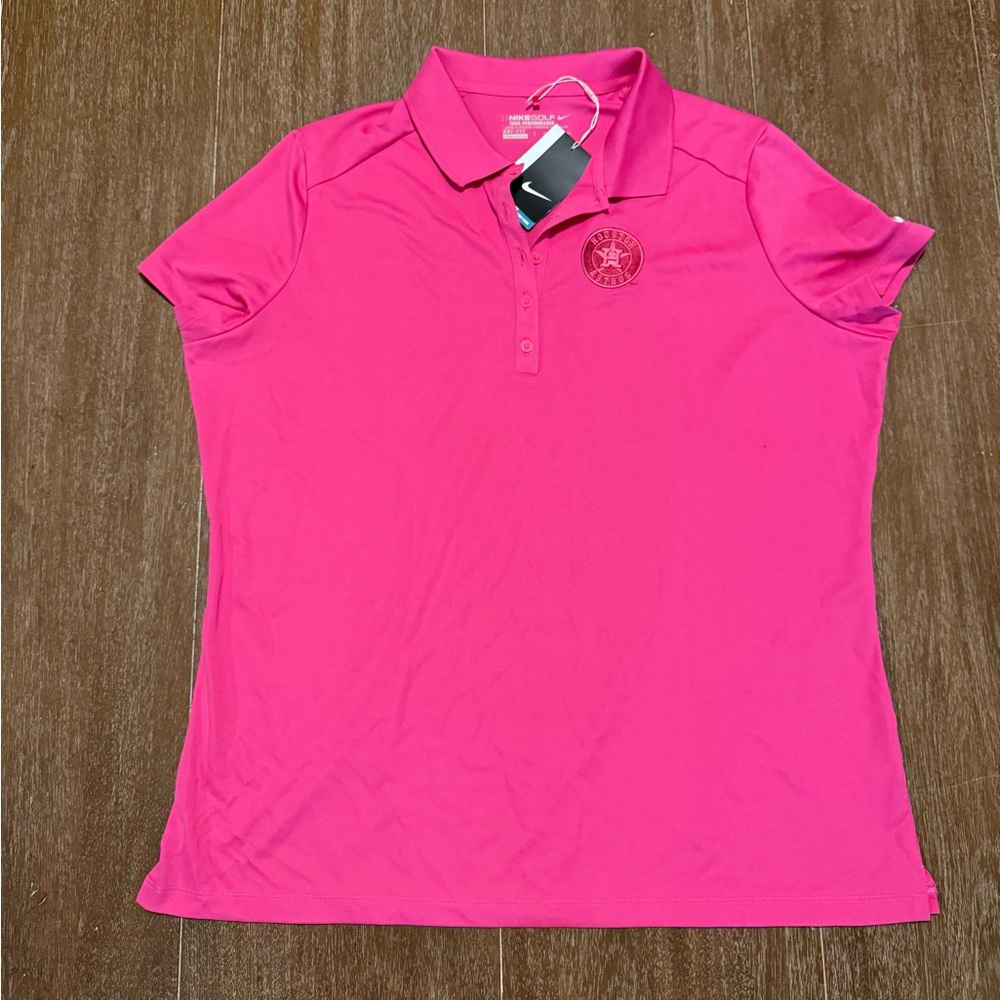 Nike Women's Golf Houston Astros shirt Dri Fit